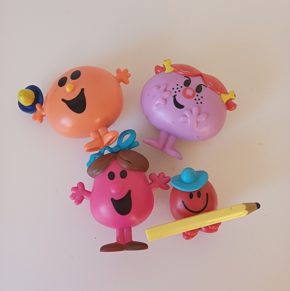 Lot of 𝅺Mr. Men Little Miss McDonald's Toys 2019